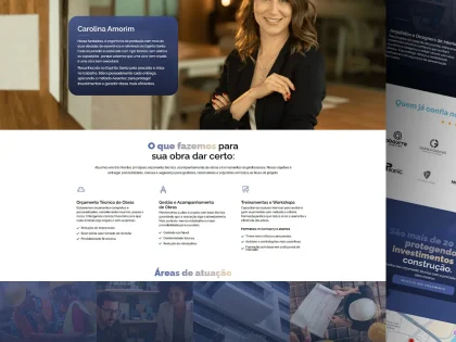 site para engenheiros E consultorias